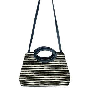 Liz Claiborne Natural Fiber Hobo Bag Purse Cross Body